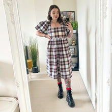 Load image into Gallery viewer, Square Neck Puff Sleeve Dress