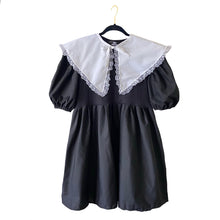 Load image into Gallery viewer, Oversized Detachable Collar Babydoll Dress