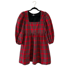 Load image into Gallery viewer, Square Neck Puff Sleeve Dress