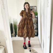 Load image into Gallery viewer, Bow Tie Fastening Smock Dress