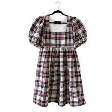 Load image into Gallery viewer, Square Neck Puff Sleeve Dress