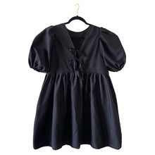 Load image into Gallery viewer, Bow Tie Fastening Smock Dress