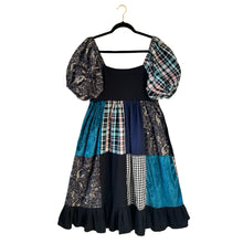 Load image into Gallery viewer, Zodiac Patchwork Milkmaid Dress
