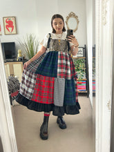Load image into Gallery viewer, Ring Leader Patchwork Utility Dress
