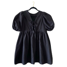 Load image into Gallery viewer, Bow Tie Fastening Smock Dress
