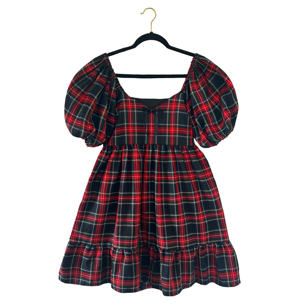 Ruffle Hem Sweetheart Babydoll Dress