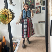 Load image into Gallery viewer, Patchwork Elasticated Skirt
