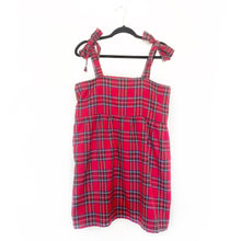 Load image into Gallery viewer, Tartan Bow Strap Smock Dress - Choose Any Tartan Fabric
